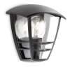 Philips myGarden CREEK wall light black, 1-light source
