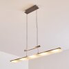 Hogana Pendant Light LED stainless steel, 5-light sources