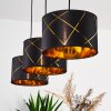 Opatija Pendant Light black, 3-light sources