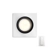 Philips HUE AMBIANCE WHITE MILLISKIN Recessed spotlight, extension silver, 1-light source, Remote control