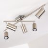 ZUOZ Ceiling Light chrome, matt nickel, 5-light sources