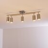 ZUOZ Ceiling Light chrome, matt nickel, 5-light sources