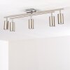 ZUOZ Ceiling Light chrome, matt nickel, 5-light sources
