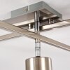 ZUOZ Ceiling Light chrome, matt nickel, 5-light sources