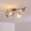 ZUOZ Ceiling Light chrome, matt nickel, 5-light sources
