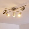 ZUOZ Ceiling Light chrome, matt nickel, 5-light sources
