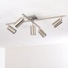 ZUOZ Ceiling Light chrome, matt nickel, 5-light sources