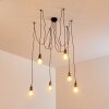 ZAROW Pendant Light brown, brass, 6-light sources