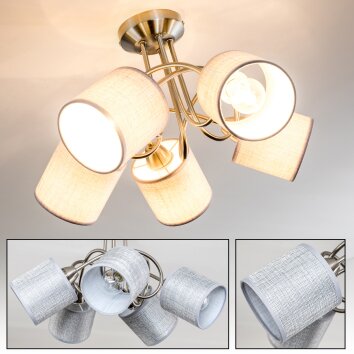 Stai Ceiling Light matt nickel, 5-light sources