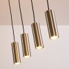 Zuoz Pendant Light matt nickel, 4-light sources