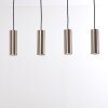 Zuoz Pendant Light matt nickel, 4-light sources