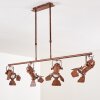 Lichinga Pendant Light rust-coloured, 4-light sources