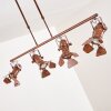 Lichinga Pendant Light rust-coloured, 4-light sources