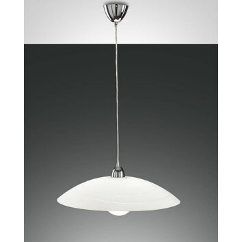 Fabas Luce KENT hanging light matt nickel, 1-light source