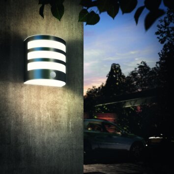 Philips CALGARY Outdoor Wall Light LED stainless steel, 1-light source, Motion sensor