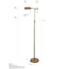 Steinhauer MEXLITE floor lamp LED bronze, 1-light source