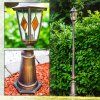 Antibes Lamp Post brown, gold, 1-light source