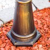 Antibes Lamp Post brown, gold, 1-light source