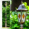 Antibes Lamp Post brown, gold, 1-light source