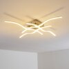 Mapleton ceiling light LED matt nickel, 4-light sources