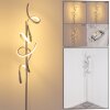 LAVACA Floor Lamp LED silver, 2-light sources