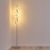 LAVACA Floor Lamp LED silver, 2-light sources