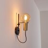 KIREHITO Wall Light gold, brass, black, 1-light source