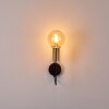 KIREHITO Wall Light gold, brass, black, 1-light source