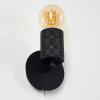 Ajaccio Wall Light black, 1-light source