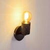 Ajaccio Wall Light black, 1-light source