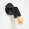 Ajaccio Wall Light black, 1-light source