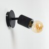 Ajaccio Wall Light black, 1-light source