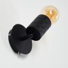 Ajaccio Wall Light black, 1-light source