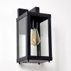 TIEVA outdoor wall light black, 1-light source