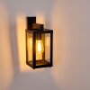 TIEVA outdoor wall light black, 1-light source