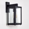 TIEVA outdoor wall light black, 1-light source