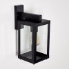 TIEVA outdoor wall light black, 1-light source