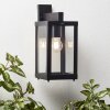 TIEVA outdoor wall light black, 1-light source
