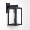 TIEVA outdoor wall light black, 1-light source