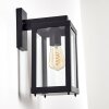 TIEVA outdoor wall light black, 1-light source