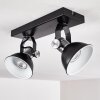 Gudo Ceiling Light black, silver, 2-light sources