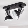 Gudo Ceiling Light black, silver, 2-light sources