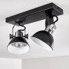 Gudo Ceiling Light black, silver, 2-light sources