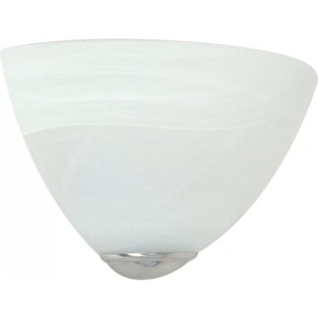 Steinhauer BURGUNDY wall light stainless steel, 1-light source