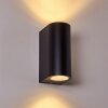 NORRELOGUM Outdoor Wall Light black, 2-light sources