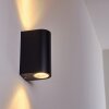 NORRELOGUM Outdoor Wall Light black, 2-light sources