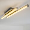 ISKUT Ceiling Light LED chrome, 2-light sources