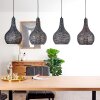 SEDA Pendant Light black, 4-light sources