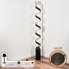 REZAT Floor Lamp LED black-gold, 1-light source