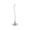 Leuchten-Direkt WAVE table lamp LED stainless steel, 1-light source